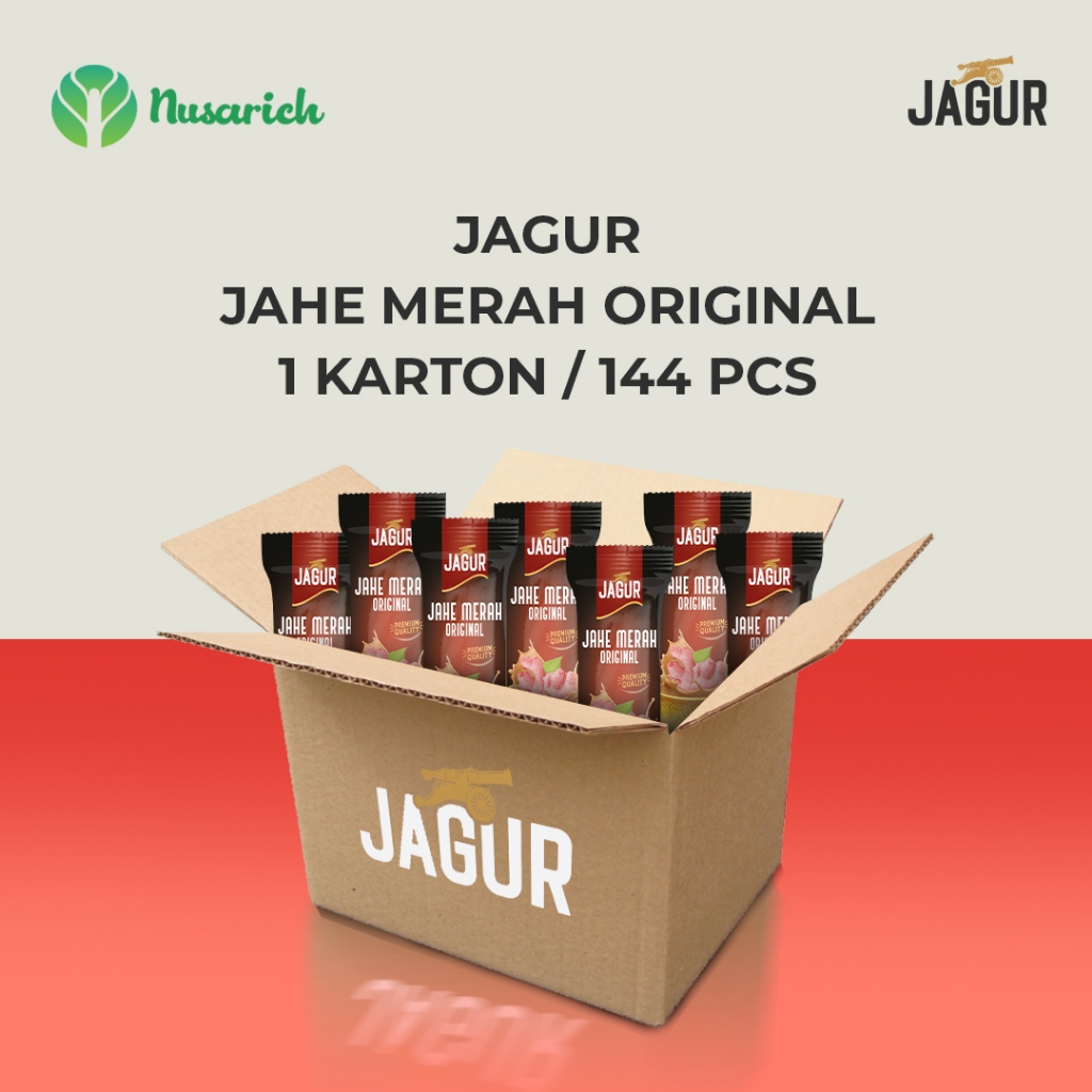 

JAGUR Jahe Merah Original 1 Karton