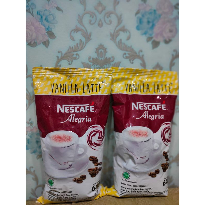 

NESCAFE ALEGRIA VANILA LATTE COFFE NESCAFE ALEGRIA