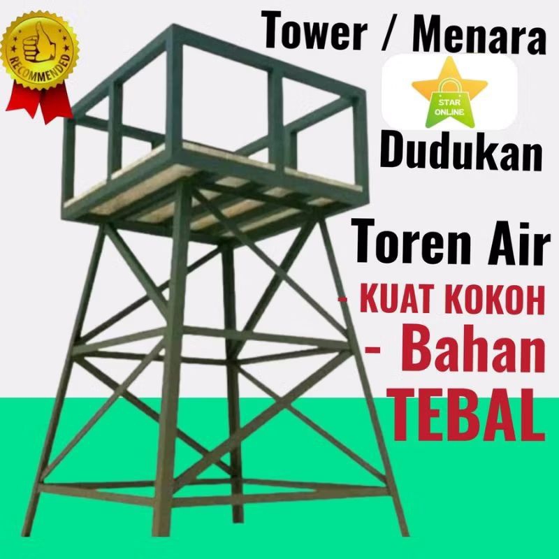 Menara tangki air 2 meter toren penguin tb 110 1000 L liter pinguin 1000L 1000ltr general tank tb110