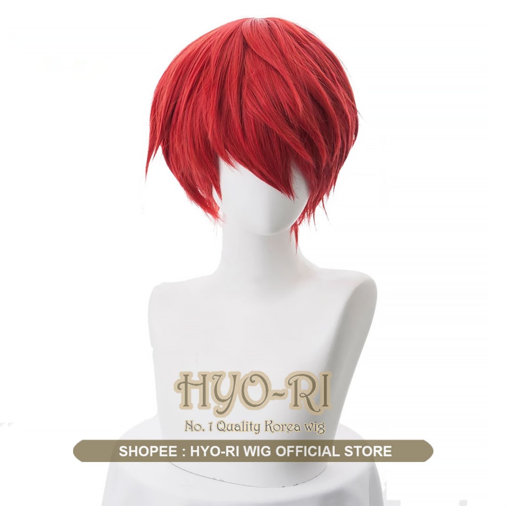 HYO-RI WIG : WIG KARMA AKABANE WIG AKABANE KARMA WIG COSPLAY ANIME ASSASSINATION CLASSROOM WIG COWO 