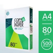 

COPY LASER Kertas HVS A4 80 gram (1 Rim = 500lbr)
