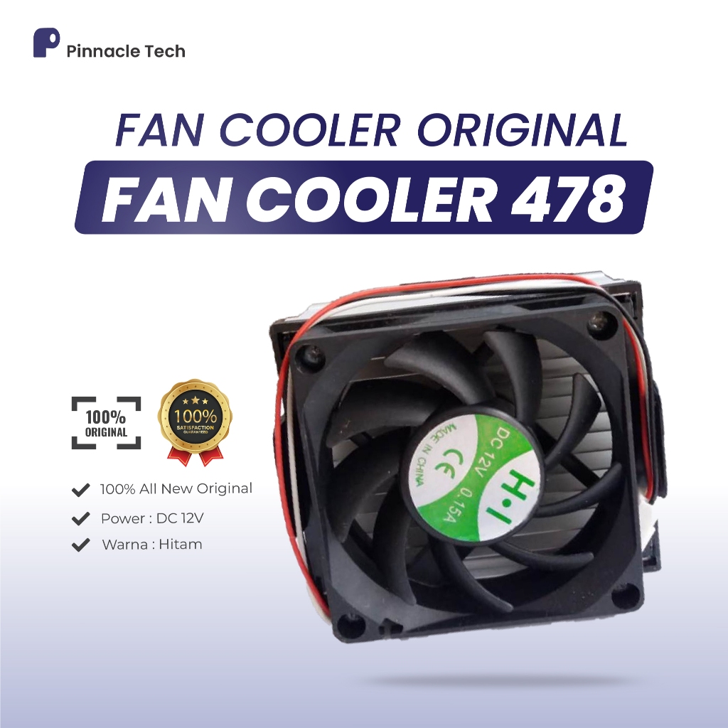 Fan Cooler Processor Intel Socket 478