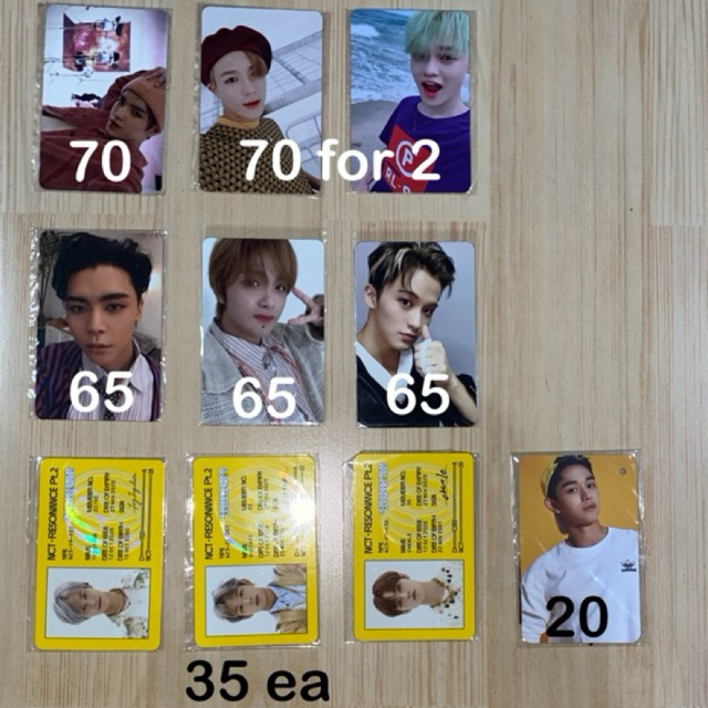 NCT OFFICIAL PHOTOCARD (Taeyong, Jeno, Chenle, Johnny, Haechan, Mark Lee NCT 127 Dream Album. WE GO 