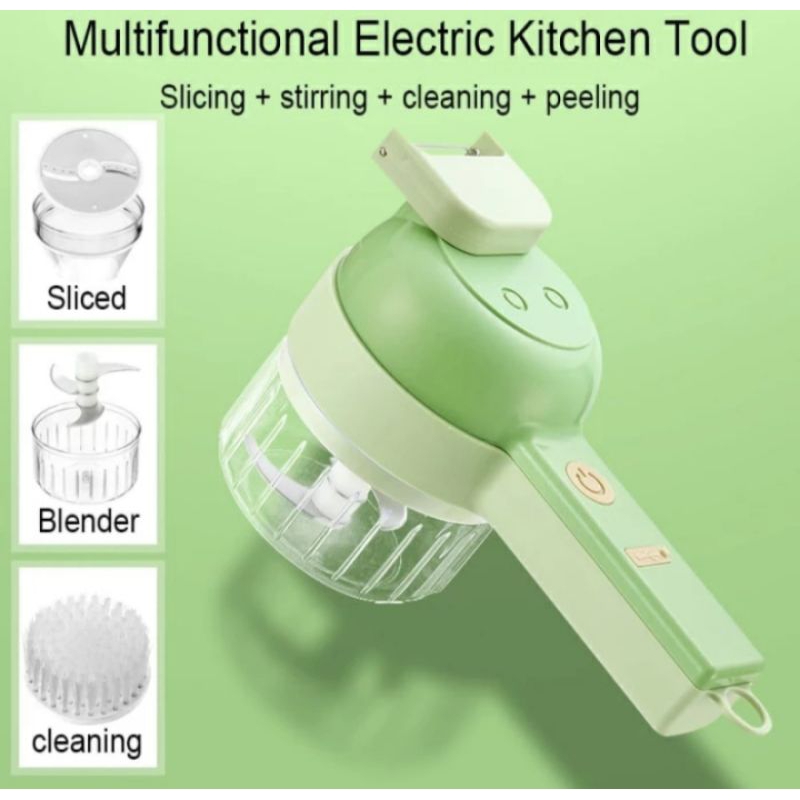 FOOD CHOPPER 4in 1 ALAT PEMOTONG SAYUR BAWANG 4 in 1
