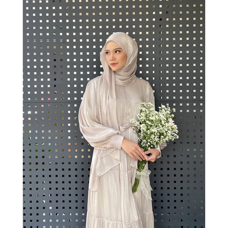 Dress |Gamis | Bajuraya by Evolver x Elmiza | Silk Simer| Ukuran XXL