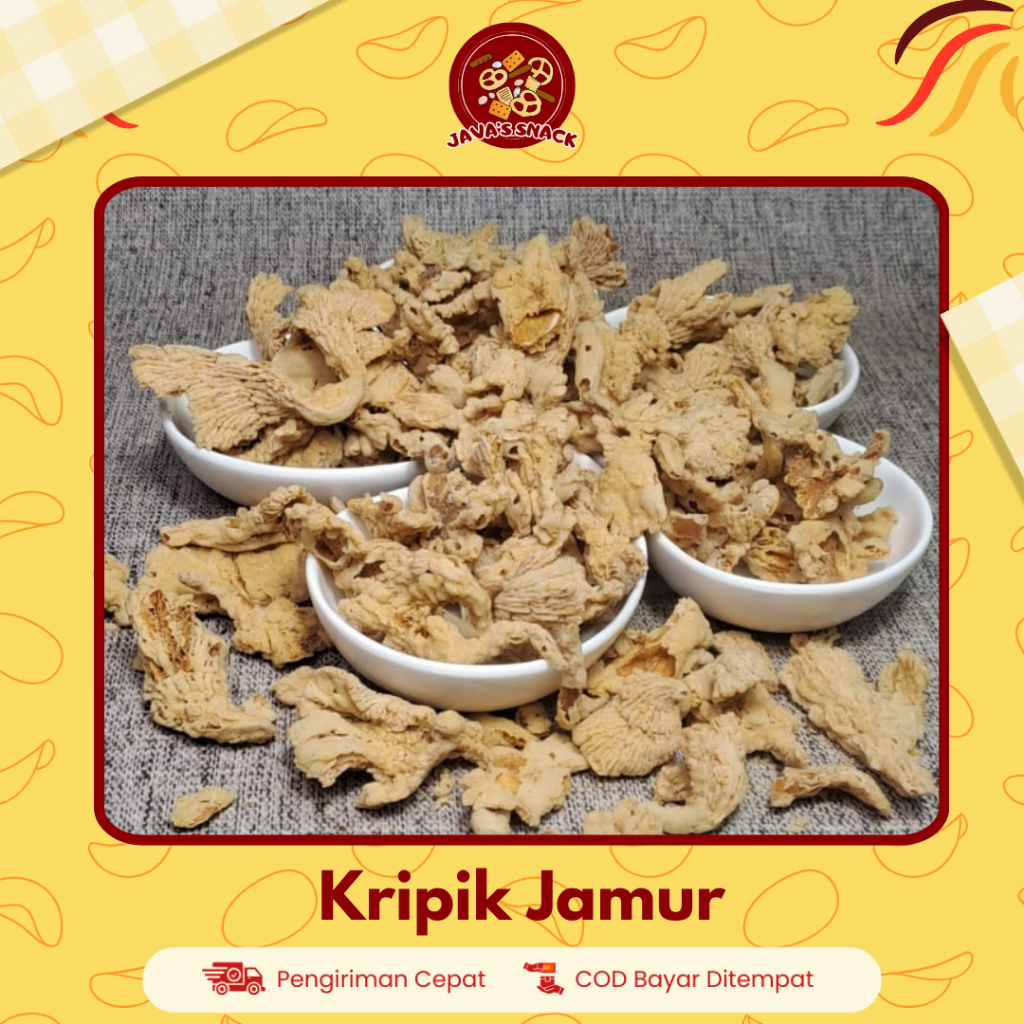 

Java's Snack kripik Jamur Crispy 250gram 500 gram