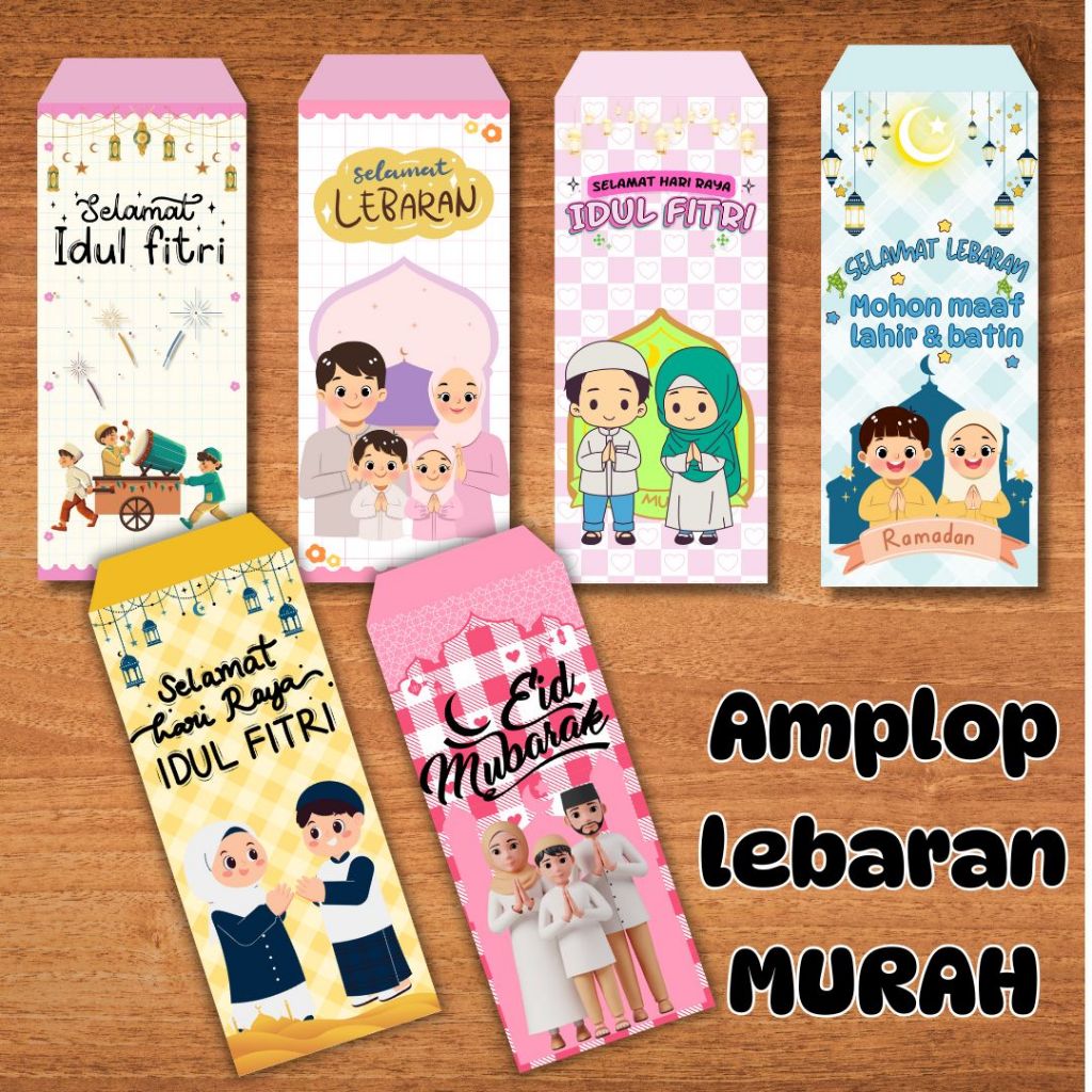 

Amplop Lebaran ukuran besar | Desain Unik | Artpaper 100gr | Uang Masuk Tanpa Dilipat