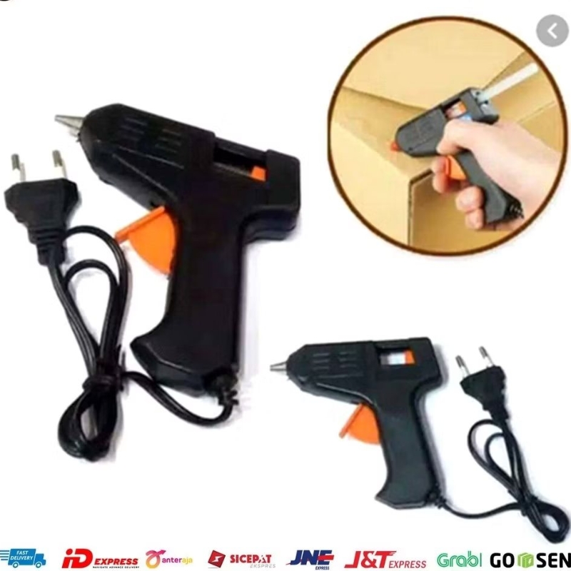 ALAT Lem Tembak Mini Glue Gun 20W Lem Bakar Cair Lem Lilin Perekat