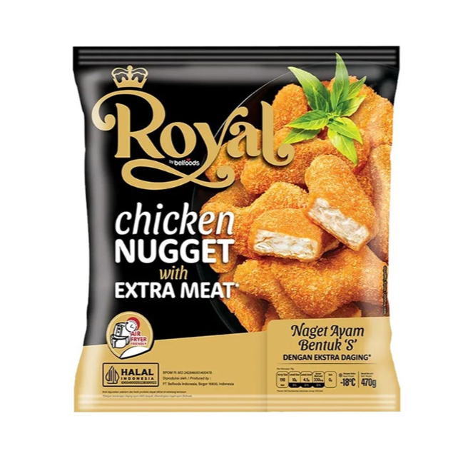 

BELFOODS ROYAL CHICKEN NUGGET 470 GR - Bu Sri Jogja