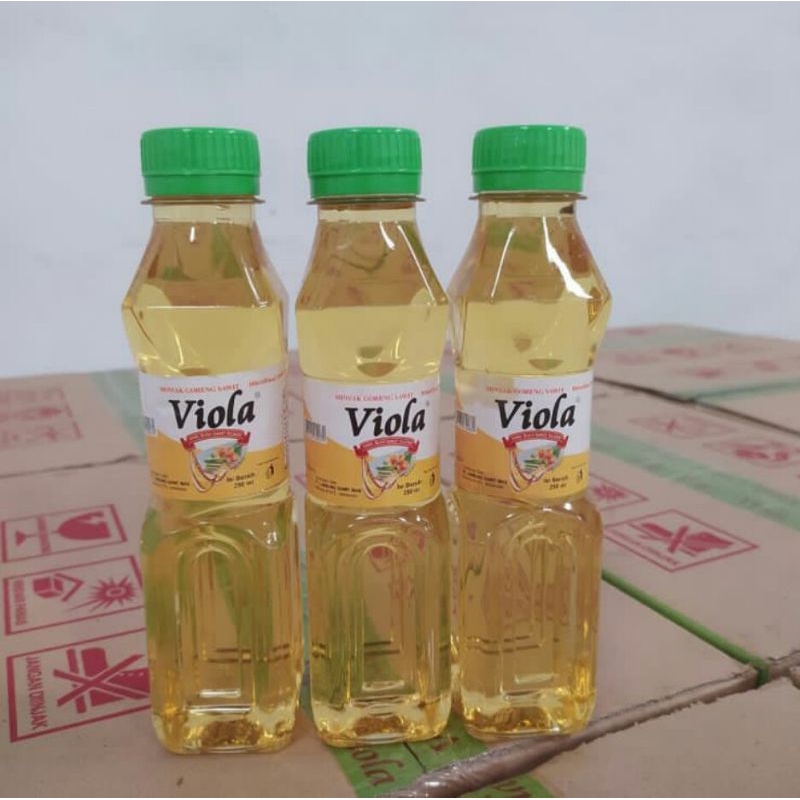 

Minyak goreng viola 250 ml isi 24 pcs