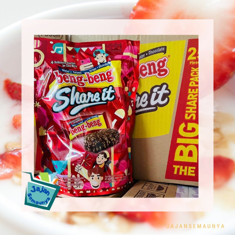 

Beng-beng share it 10 pcs x 9.5 gr / 25 pcs x 9.5 gr