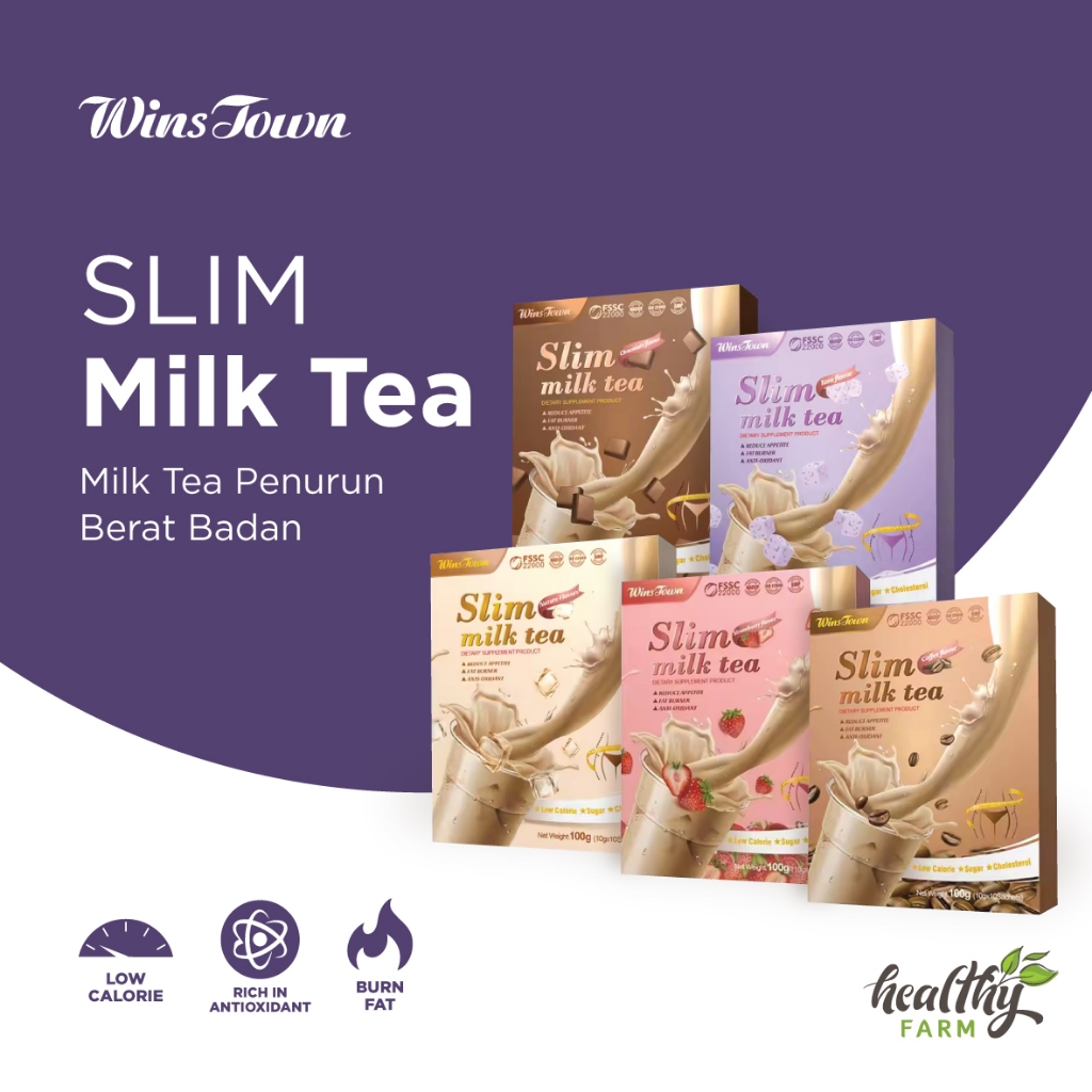 

Wins Town Slim Milk Tea / Teh Pembakar Lemak / Slimming Milk Tea