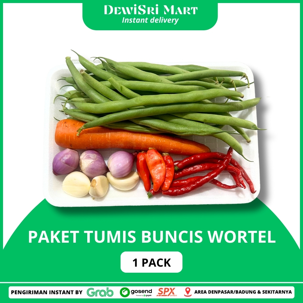

Paket Tumis Buncis Wortel 1 Pack - Dewi Sri Mart