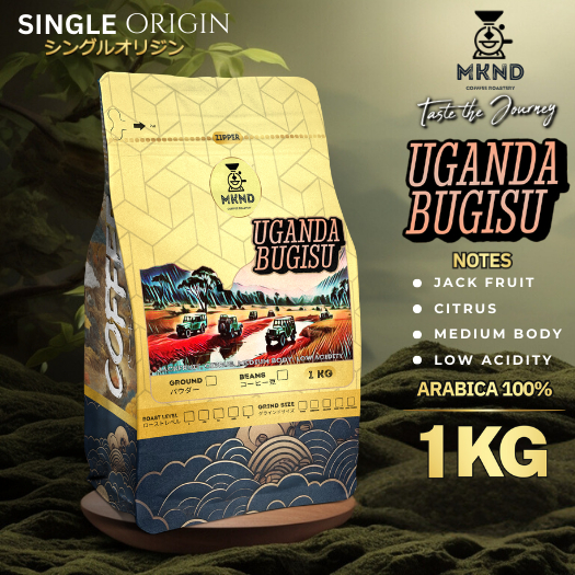 

MKND COFFEE ROASTERY - Kopi Arabika Uganda Bugisu 1Kg Singgel Origin | Import Beans | Premium Coffee | Medium Roast