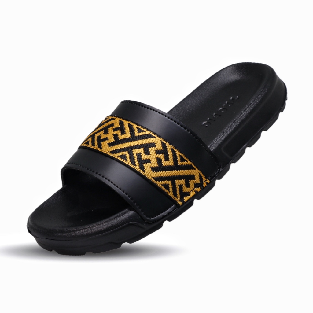 TROPIC1996 Quin Gold Sandal Selop Sandal Slide Sandal Pria