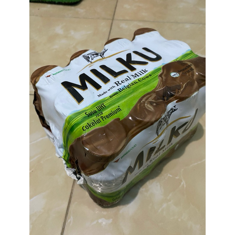 

milku susu uht 200ml isi 12 botol