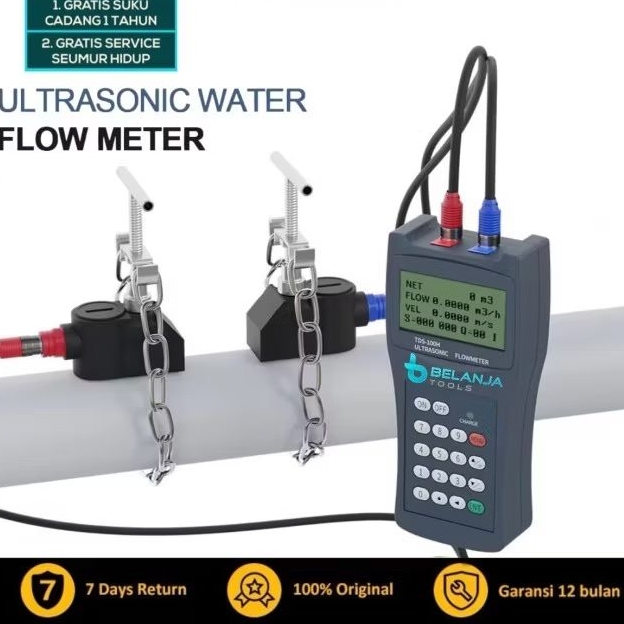 Ultrasonic Flow Meter 50-700mm TDS100H M2 Portable TDS-100H Water