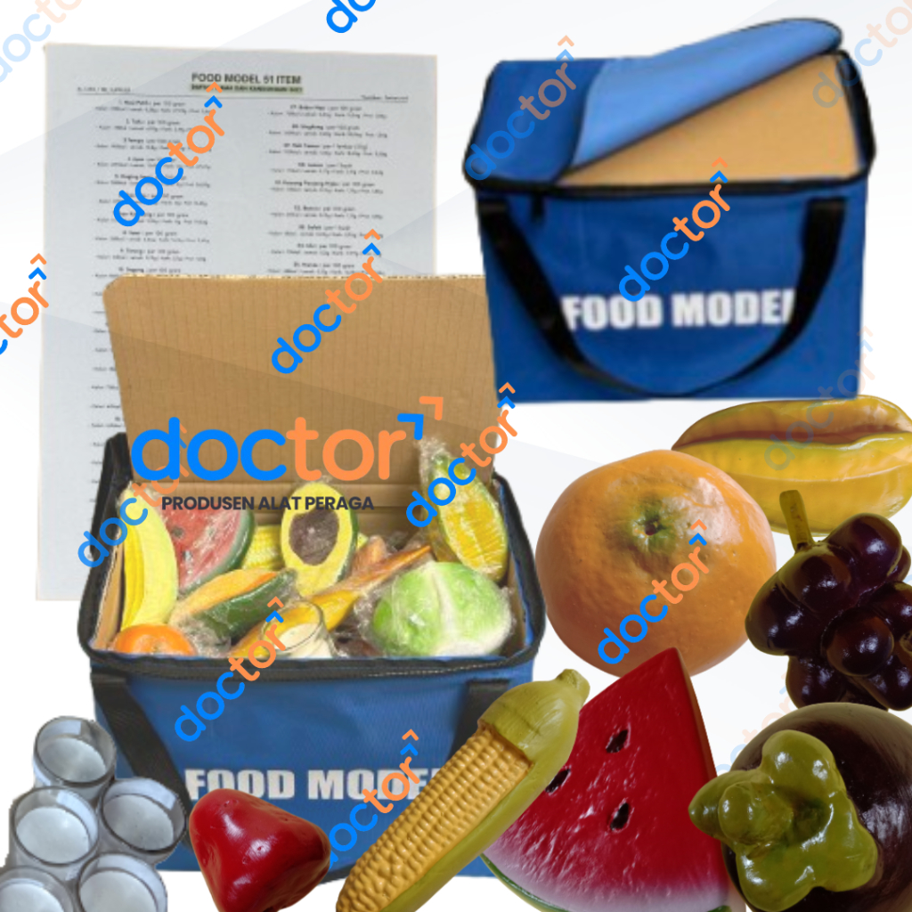 [doctor] Food Model Isi 51-Replika Makanan 4 Sehat 5 Sempurna