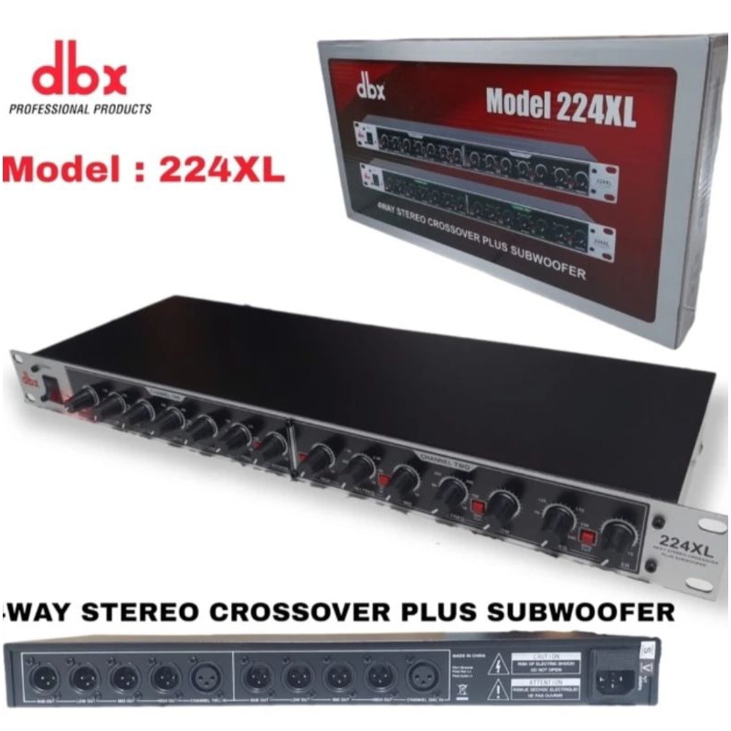 CROSSOVER 224XL 4 WAY PLUS SUBWOOFER