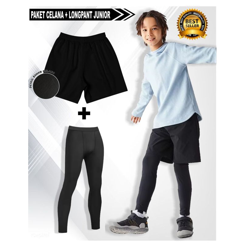 Paket Hemat Celana Pendek Anak Celana Panjang Anak Pakaian Olahraga Renang Running Voli Sepak Bola B