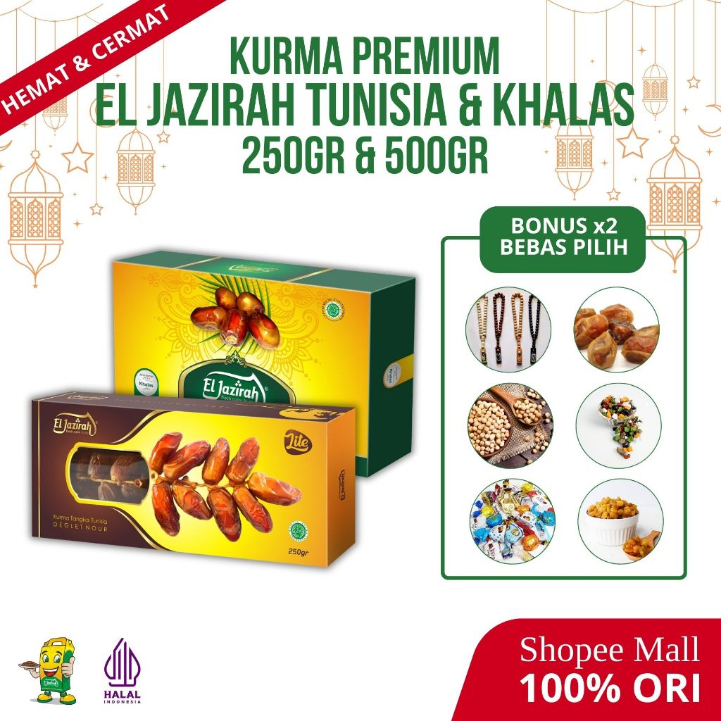 

El Jazirah Paket Combo Tunisia Lite & Khalas Box