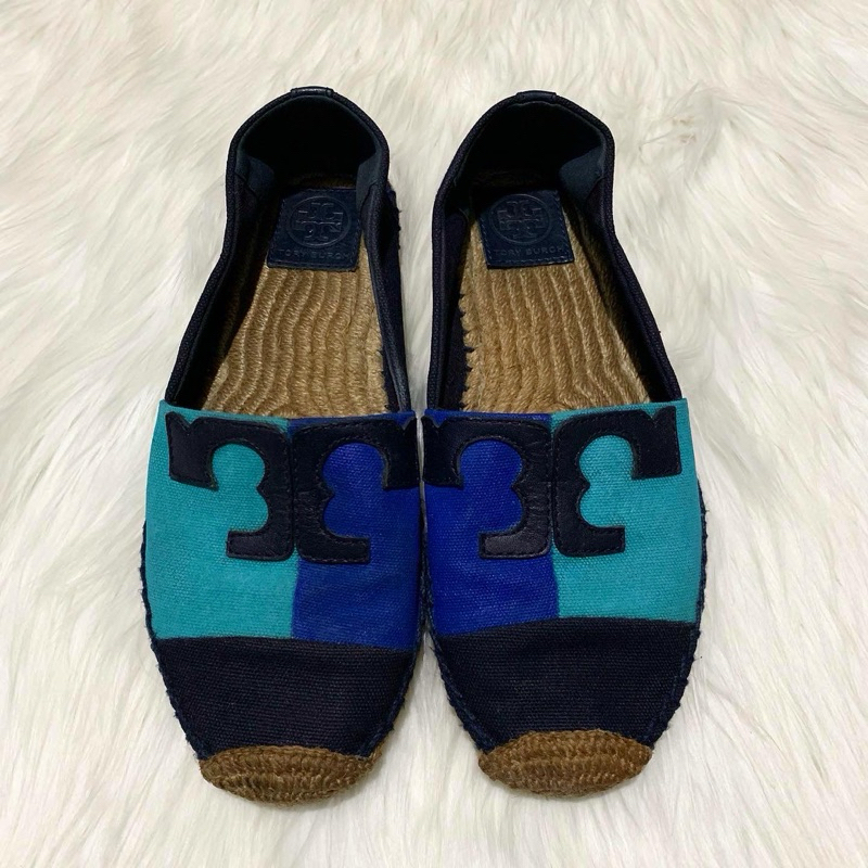 preloved tory burch espadrilles size 7.5