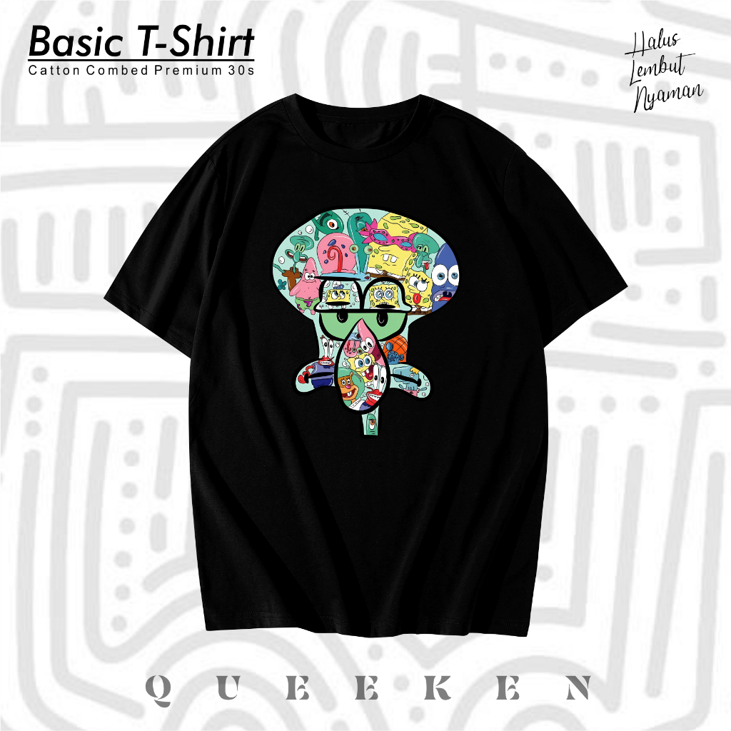 KAOS SQUIDWARD - KAOS ANIME - KAOS SPONGEBOB SQUIDWARD PREMIUM