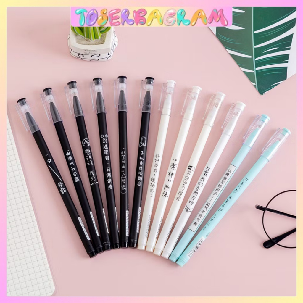 

Pulpen Unik Tinta Warna Hitam Pena Bordir Jepang Pulpen Alat Tulis Sekolah