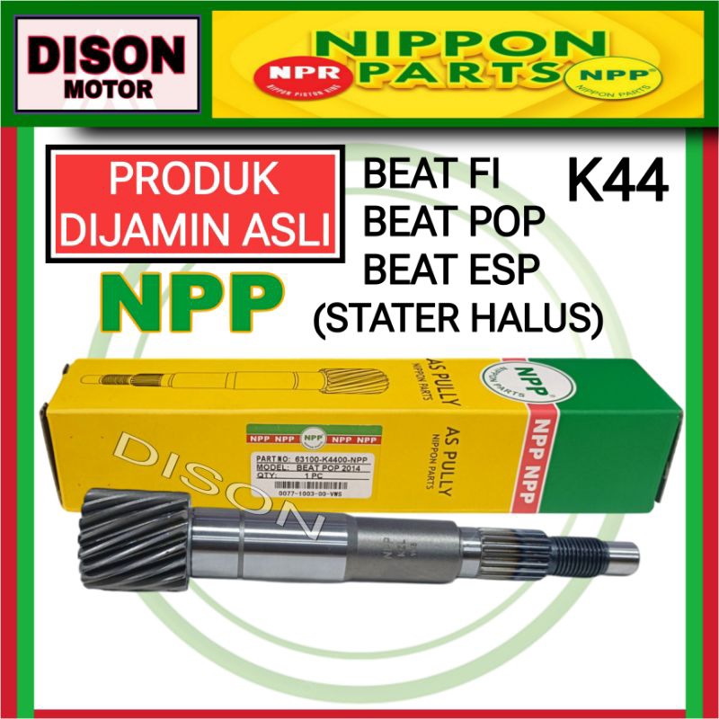 As pully npp Beat pop Beat esp Beat fi K44 stater halus original as pulley puli npp