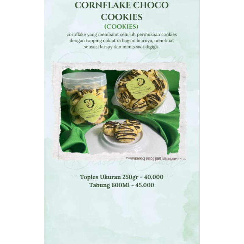 

kue lebaran cronflake choco cookies