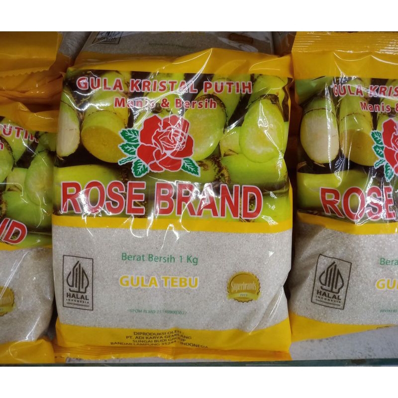 

SALE‼️Gula Pasir Rose Brand MURAHkuning Kemasan 1 KG Premium