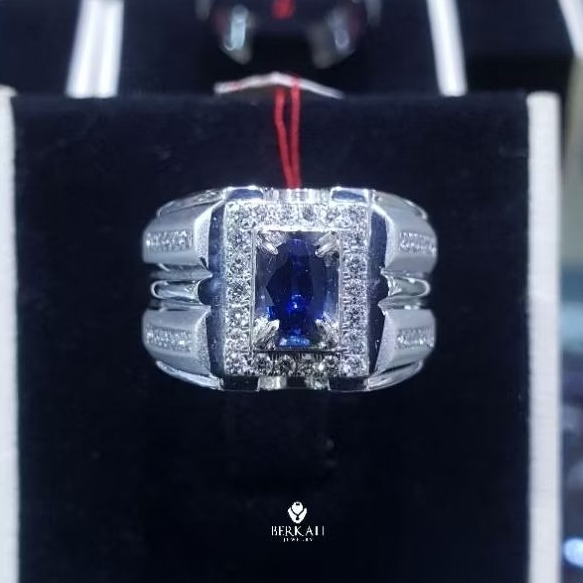 MEN'S RING Cincin Berlian Pria Asli Natural Diamond Bersertifikat