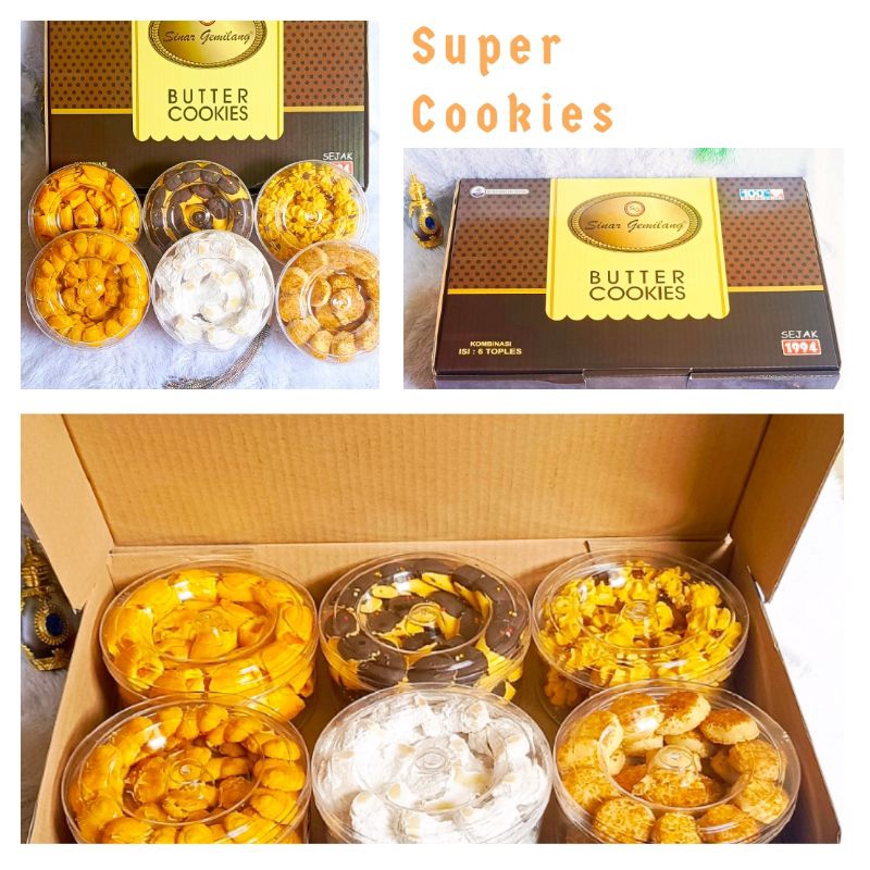 

Cookies Paket Coklat Isi 6 Toples