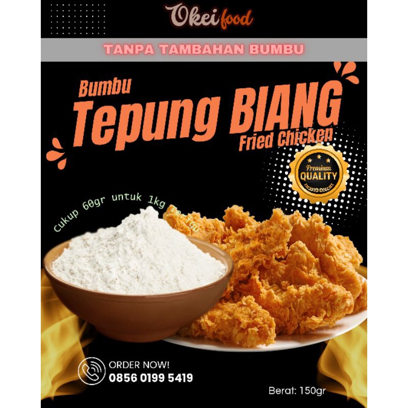 

TEPUNG BIANG / PREMIX FRIED CHICKEN 250gr