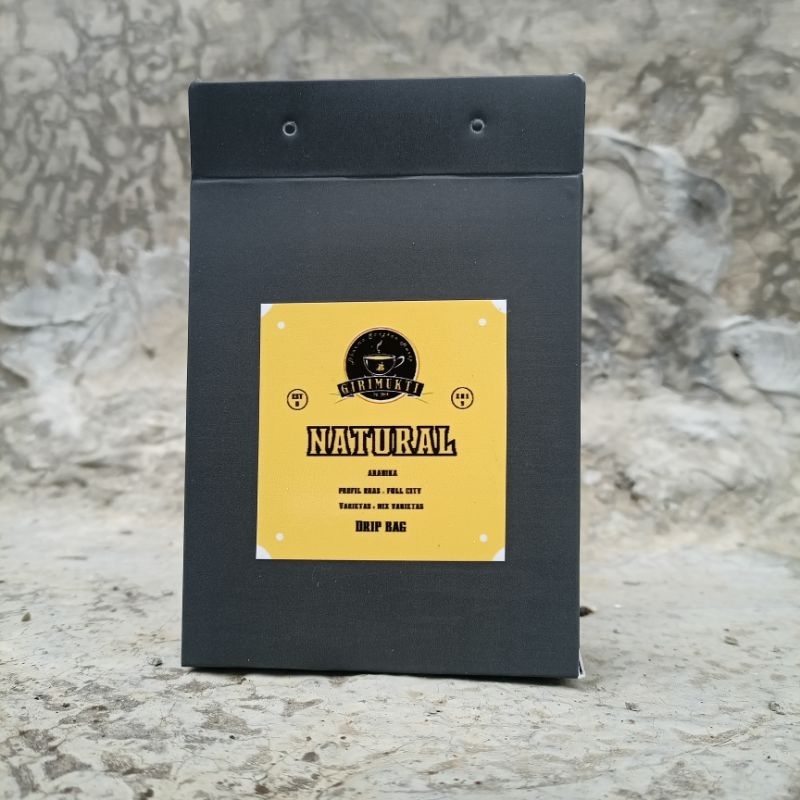 

NATURAL,Coffee Drip Bag Siap seduh Arabika Spesialty (isi 3pcs&5pcs)