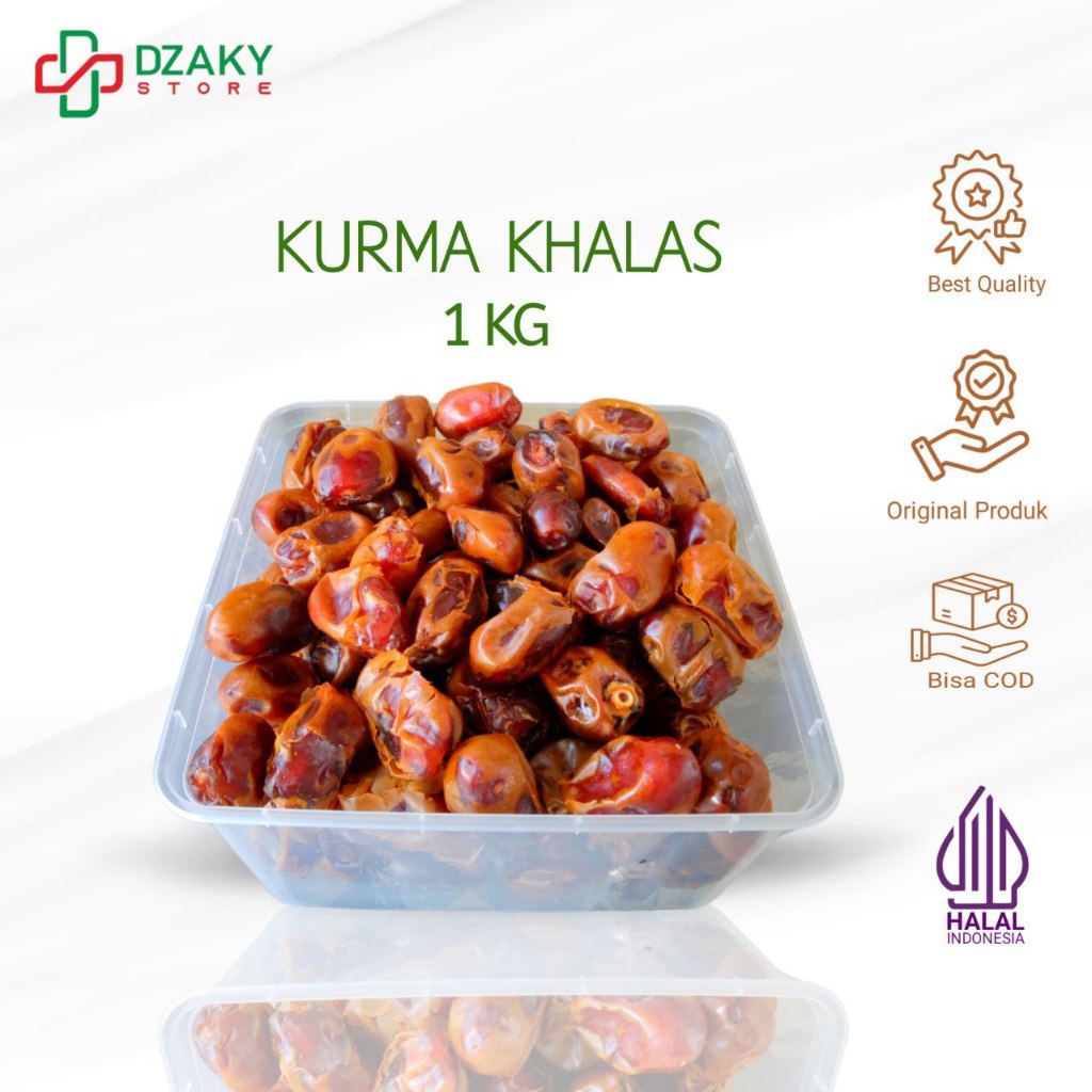 

Kurma Khalas Sa'ad Premium Original Berkualitas 100% Asli