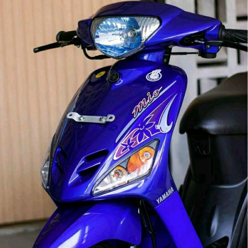 Striping Mio Sporty 2005 Biru Striping lis Sticker Standar Ori Yamaha Mio Sporty Biru 2005