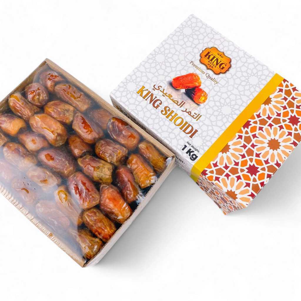 

King Dates Shoidi Premium Kurma Sukari Mesir 1KG High Quality