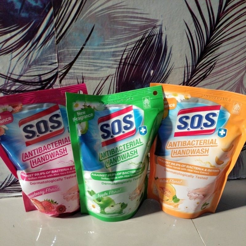 SOS SABUN CUCI TANGAN ANTIBACTERIAL 300ML