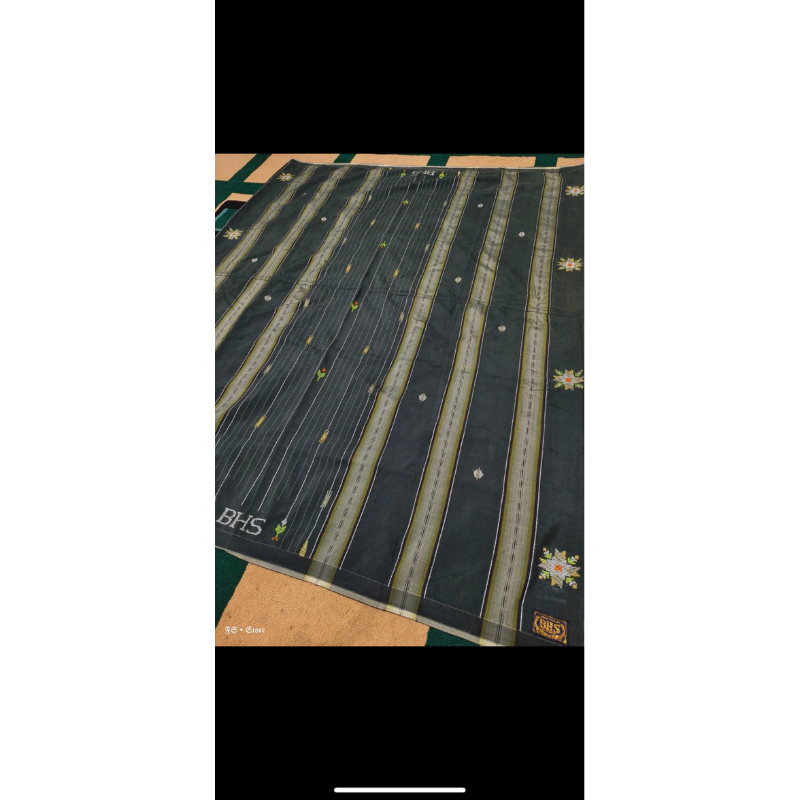 Bhs songket warna hijau dongker
