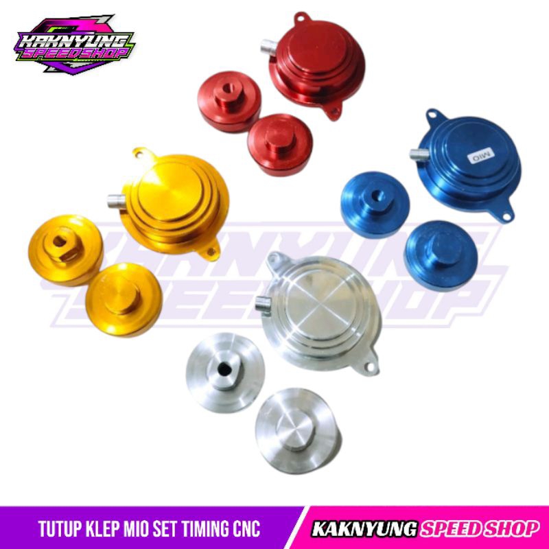 Tutup Klep Mio Racing Set Tutup Timing Mio CNC