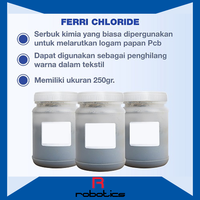 Ferit kecil Ferid Klorid Klorida Klorit Ferric Chloride FeCl3 250gr