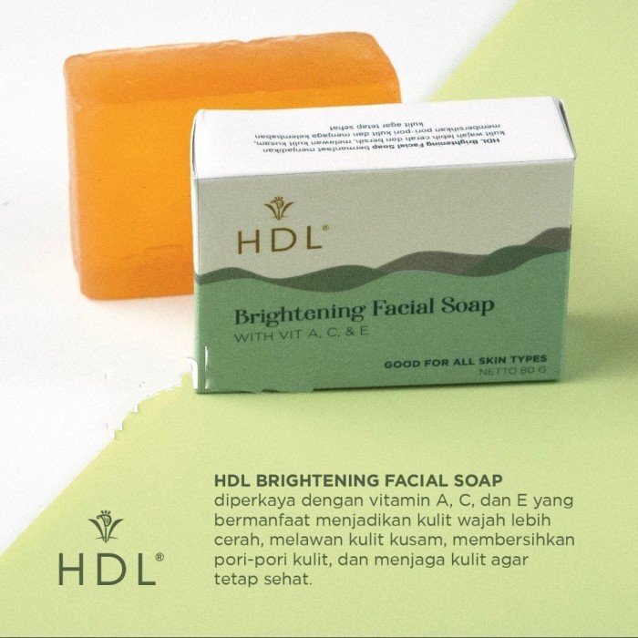 Sabun HDL Brightening Facial Soap 80gr BPOM