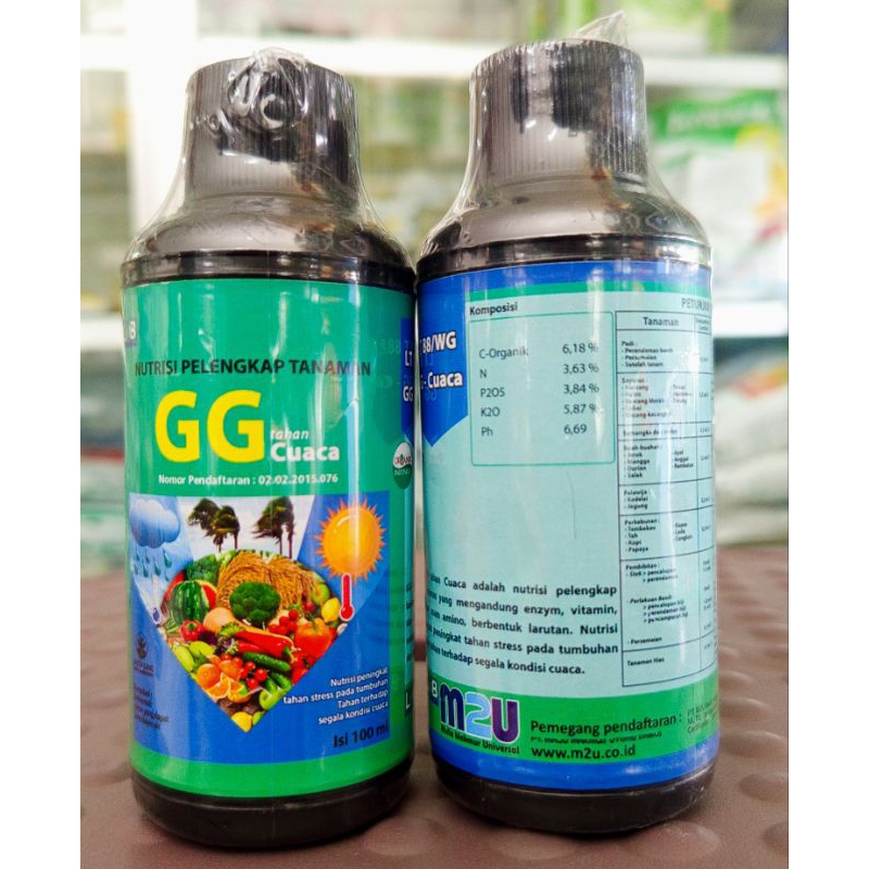 Nutrisi pelengkap tanaman GG CUACA-100ML