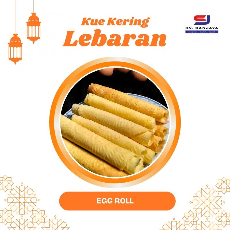 

KUE KERING MANIS RENYAH EGG ROLL