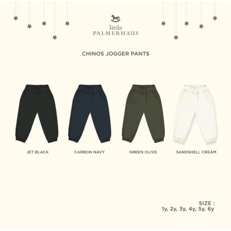 Little Palmerhaus Chinos Jogger Pants 2Y 3Y