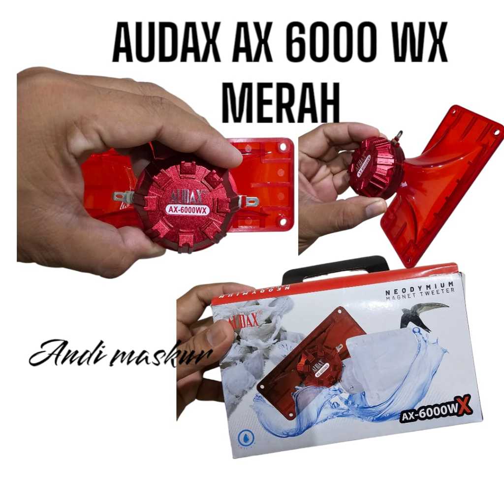 AUDAX AX 6000 WX Tweeter Audax AX 6000 WX Anti Air Tahan Panas AX 6000WX Speaker Panggil Neodymium T