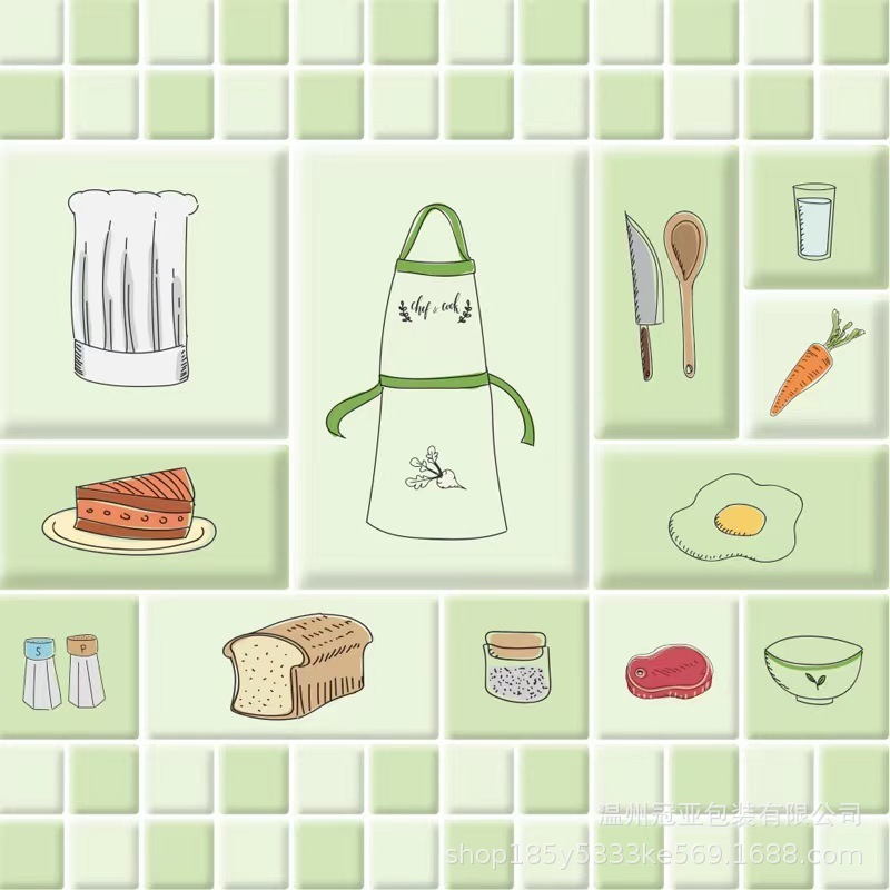 Stiker Dapur Kamar Mandi 5CM X 60CM - Sticker Dinding Dapur Aluminium Foil Wallpaper Tembok Dapur