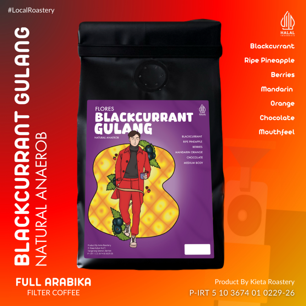 

ASLII Kieta Roastery - Biji Kopi Flores Caturra Gulang 100% Arabika 200g / Bubuk Roasted Coffee Bean