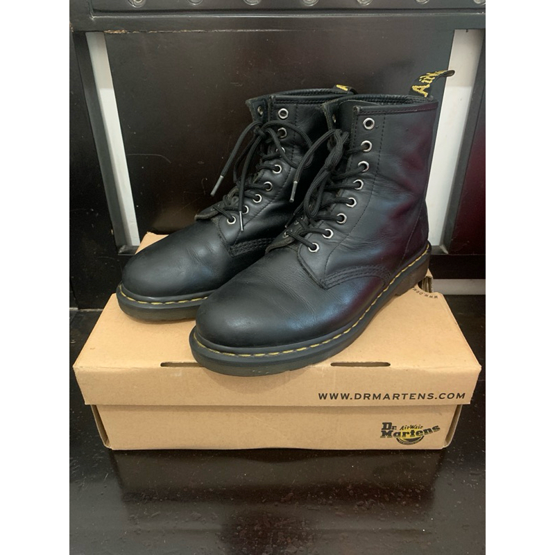 dr martens 1460 black nappa (resmi map)